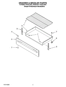 04 - Drawer & Broiler Parts parts for Whirlpool Range RF262LXST3 from AppliancePartsPros.com