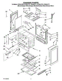 04 - Chassis Parts parts for Whirlpool Range SF362LXTS1 from AppliancePartsPros.com