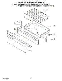 06 - Drawer & Broiler Parts, Optional Parts parts for Whirlpool Range SF362LXTS1 from AppliancePartsPros.com