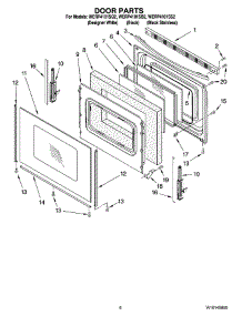 05 - Door Parts, Optional Parts parts for Whirlpool Range WERP4101SS2 from AppliancePartsPros.com