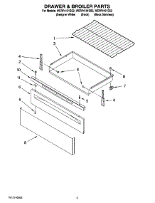 04 - Drawer & Broiler Parts parts for Whirlpool Range WERP4101SQ2 from AppliancePartsPros.com