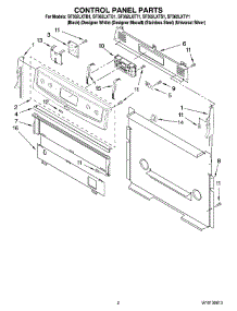 02 - Control Panel Parts parts for Whirlpool Range SF362LXTB1 from AppliancePartsPros.com