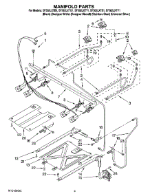 03 - Manifold Parts parts for Whirlpool Range SF362LXTB1 from AppliancePartsPros.com