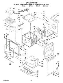 03 - Oven Parts parts for Whirlpool Range GY398LXPB03 from AppliancePartsPros.com