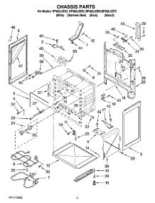 03 - Chassis Parts parts for Whirlpool Range RF462LXSS3 from AppliancePartsPros.com