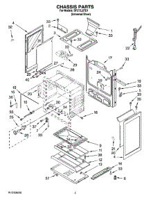 04 - Chassis Parts parts for Whirlpool Range SF272LXTD1 from AppliancePartsPros.com