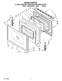 05 - Door Parts, Optional Parts parts for Whirlpool Range RF462LXST3 from AppliancePartsPros.com
