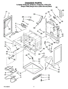 03 - Chassis Parts parts for Whirlpool Range RF362LXTT1 from AppliancePartsPros.com