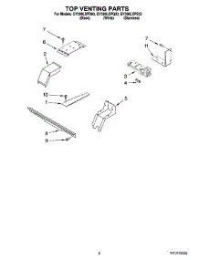 06 - Top Venting Parts, Optional Parts parts for Whirlpool Range GY398LXPS03 from AppliancePartsPros.com