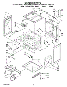 03 - Chassis Parts parts for Whirlpool Range RF263LXTT1 from AppliancePartsPros.com