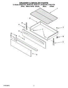 04 - Drawer & Broiler Parts parts for Whirlpool Range RF263LXTS1 from AppliancePartsPros.com