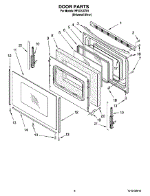 05 - Door Parts, Optional Parts (Not Included) parts for Whirlpool Range RF272LXTD1 from AppliancePartsPros.com