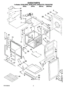 03 - Oven Parts parts for Whirlpool Range GW395LEPS05 from AppliancePartsPros.com