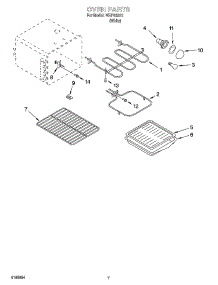05 - Oven Parts, Miscellaneous Parts parts for Whirlpool Range WHP83812 from AppliancePartsPros.com