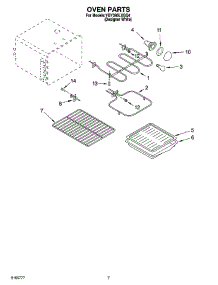 05 - Oven Parts, Miscellaneous Parts parts for Whirlpool Range YGY395LXGQ4 from AppliancePartsPros.com