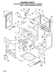 03 - Chassis Parts parts for Whirlpool Range RF262LXSW1 from AppliancePartsPros.com