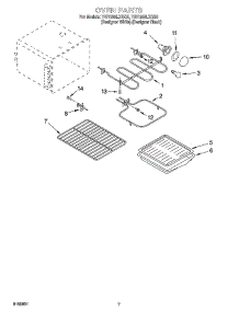 05 - Oven Parts, Miscellaneous Parts parts for Whirlpool Range YGY396LXGQ5 from AppliancePartsPros.com