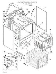 04 - Oven Chassis Parts parts for Whirlpool Range WHP54802 from AppliancePartsPros.com