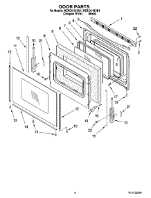 05 - Door Parts, Optional Parts parts for Whirlpool Range WERC4101SB1 from AppliancePartsPros.com