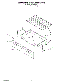 04 - Drawer & Broiler Parts parts for Whirlpool Range RF272LXTD0 from AppliancePartsPros.com