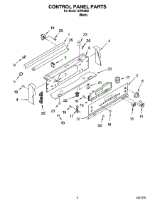 02 - Control Panel Parts parts for Whirlpool Range GJP84902 from AppliancePartsPros.com
