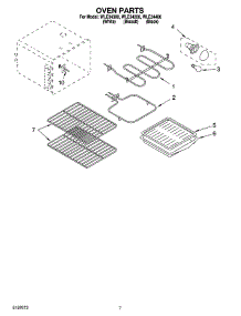 05 - Oven Parts, Miscellaneous Parts parts for Whirlpool Range WLE34300 from AppliancePartsPros.com