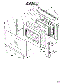 05 - Door Parts, Optional Parts parts for Whirlpool Range WERP3000PQ2 from AppliancePartsPros.com