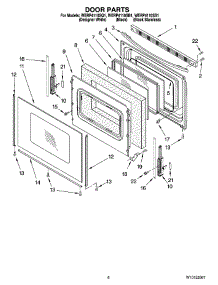 05 - Door Parts, Optional Parts parts for Whirlpool Range WERP4110SS1 from AppliancePartsPros.com