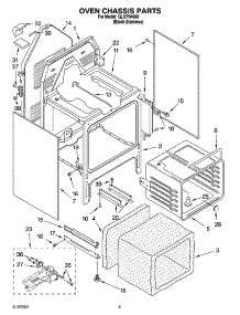 04 - Oven Chassis Parts parts for Whirlpool Range GLSP84900 from AppliancePartsPros.com