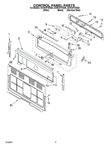 04 - Control Panel Parts parts for Whirlpool Range GERC4110SB0 from AppliancePartsPros.com