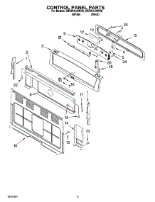 04 - Control Panel Parts parts for Whirlpool Range WERP3120PQ0 from AppliancePartsPros.com