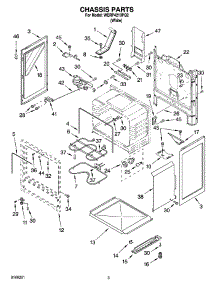 03 - Chassis Parts parts for Whirlpool Range WERP4210PQ2 from AppliancePartsPros.com