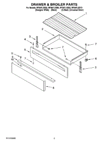 04 - Drawer & Broiler Parts parts for Whirlpool Range RF367LXSQ2 from AppliancePartsPros.com
