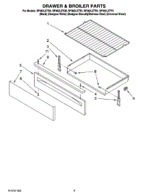 06 - Drawer & Broiler Parts, Optional Parts parts for Whirlpool Range SF362LXTY0 from AppliancePartsPros.com