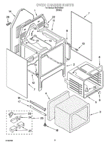 04 - Oven Chassis Parts parts for Whirlpool Range WGP30802 from AppliancePartsPros.com