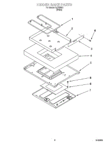06 - Hidden Bake Parts, Miscellaneous Parts parts for Whirlpool Range GJP85801 from AppliancePartsPros.com