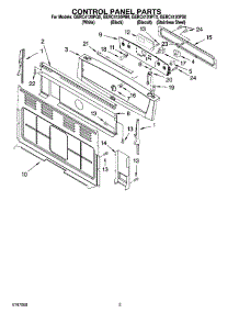 02 - Control Panel Parts parts for Whirlpool Range GERC4120PB0 from AppliancePartsPros.com