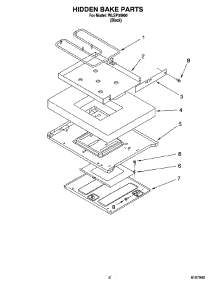 06 - Hidden Bake Parts, Miscellaneous Parts parts for Whirlpool Range WLSP34900 from AppliancePartsPros.com