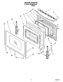05 - Door Parts, Optional Parts (Not Included) parts for Whirlpool Range WERP4210PQ3 from AppliancePartsPros.com
