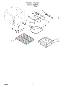 05 - Oven Parts, Miscellaneous Parts parts for Whirlpool Range WGE30302 from AppliancePartsPros.com