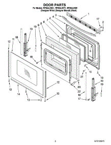 05 - Door Parts, Optional Parts parts for Whirlpool Range RF264LXSQ1 from AppliancePartsPros.com