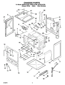 03 - Chassis Parts parts for Whirlpool Range WERP3101SQ0 from AppliancePartsPros.com