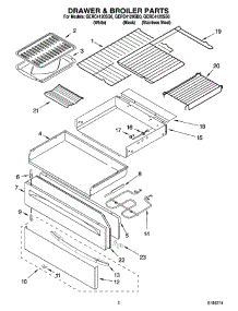 02 - Drawer & Broiler Parts parts for Whirlpool Range GERC4120SS0 from AppliancePartsPros.com