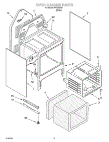 04 - Oven Chassis Parts parts for Whirlpool Range WGE32301 from AppliancePartsPros.com