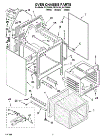 04 - Oven Chassis Parts parts for Whirlpool Range GLP85200 from AppliancePartsPros.com