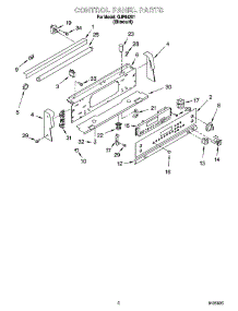02 - Control Panel Parts parts for Whirlpool Range GJP84201 from AppliancePartsPros.com