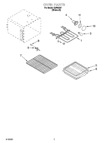 05 - Oven Parts parts for Whirlpool Range GJP84201 from AppliancePartsPros.com