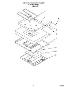 06 - Hidden Bake Parts, Miscellaneous Parts parts for Whirlpool Range GJP84201 from AppliancePartsPros.com