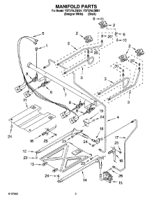 03 - Manifold Parts parts for Whirlpool Range YSF379LEMQ1 from AppliancePartsPros.com