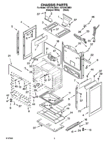 04 - Chassis Parts parts for Whirlpool Range YSF379LEMQ1 from AppliancePartsPros.com